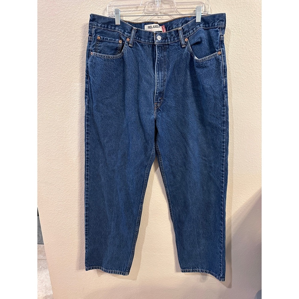 Levi's 550 Relaxed Fit Jeans Mens W40 L32 Blue Denim Pants